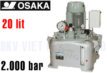Bơm điện thủy lực 2000 bar Osaka VZ2-GS
